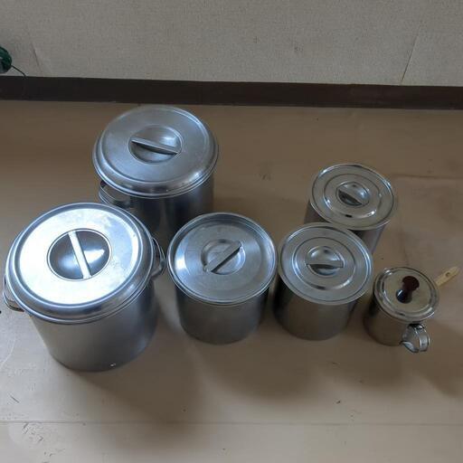 【値下げしました】業務用ステンレス６個セット