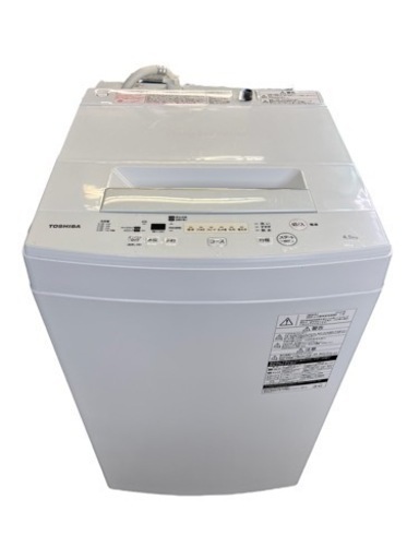 NO.423 【2020年製】TOSHIBA 全自動洗濯機 4.5kg AW-45M7