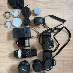 【ジャンク品】Nikon  カメラ本体　レンズ