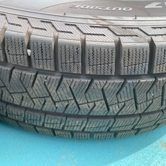 ポルシェ 955 カイエン 純正 17in 7.5J +53 PCD130 スタッドレスタイヤ