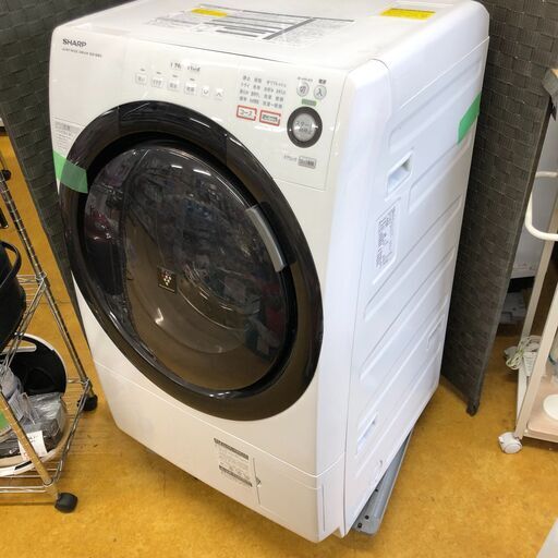 ついに再販開始！】 洗濯機 ES-S60-WL ２０１４年製 シャープ ドラム式 ...