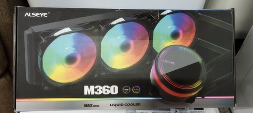 【開封新古品】ALSEYE M360（ 簡易水冷CPUクーラー）