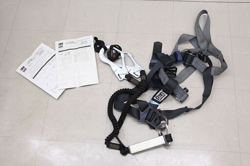 3M フルハーネス 伸縮式ランヤード 墜落制止用器具 安全帯 (HD1627akxY)
