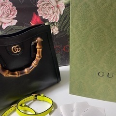 【ネット決済】GUCCI ハンドバック　ダイアナバンブーハンドバ...