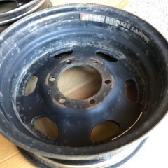 トヨタ純正スチールホイール　15インチ　6J オフセット-6 PCD139.7 ランクル純正？