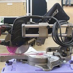 (Y)北大前! 札幌 引取 現状渡し HITACHI/日立工機 190mm 卓上スライド丸のこ C7RSHC チップソー付 ハイコーキ 電動工具 2006682