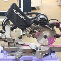 (Y)北大前! 札幌 引取 現状渡し HITACHI/日立工機 190mm 卓上スライド丸のこ C7RSHC チップソー付 ハイコーキ 電動工具 2006682