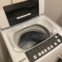 (決まりました)ハイセンス洗濯機5.5kg