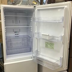 SHARP/シャープ 2ドア冷蔵庫 310L SJ-AK31G-W 2021年製【ユーズド 