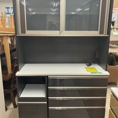 東馬 キッチンボード OCTA 105KB オーク材 ブラウン×ブラック☆買取