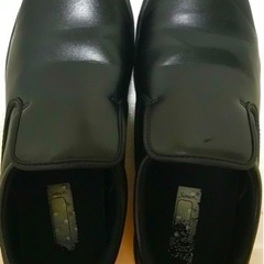 【中古品】安全靴（黒）26センチ　　スリッポン