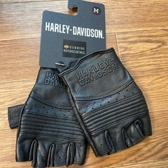 新品 ハーレーダビッドソン Oakbrook指なしレザーグローブ 値引✖︎