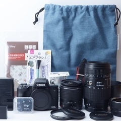 Canon EOS kiss M ☆Wi-Fi内蔵☆初心者向けミラーレス 1ヶ月動作