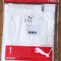 【新品】ＰＵＭＡ（プーマ）半袖Ｔシャツ　Ｌサイズ　オフホワイト