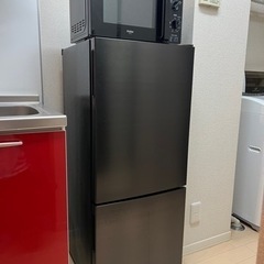 冷蔵庫 117L黒