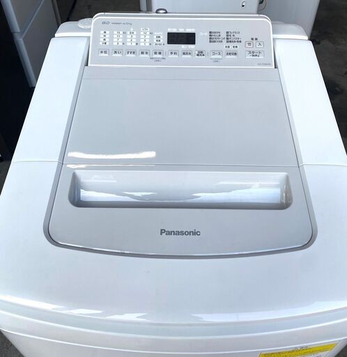 ☆3ヶ月保証付き☆洗濯機☆2021年☆Panasonic☆8㎏☆NA-FD80H8☆S-609