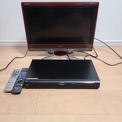 Panasonic　ビエラ　Blu-rayレコーダー　テレビ付き...