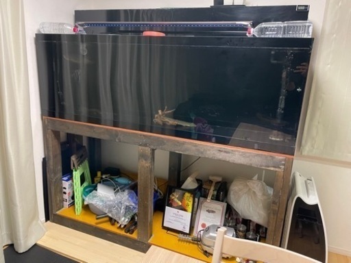 引き取り限定　最終値下げ　1800 水槽　セット　上部濾過　レイシー
