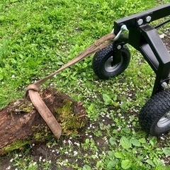 丸太 ログトング トローリー 林業