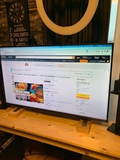 【美品】レグザ　43インチ　4K液晶テレビ　倍速パネル搭載　43Z570K