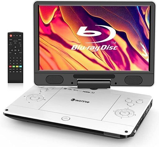 ☆WONNIE ポータブルブルーレイプレーヤー 11.5インチ 車載 Blu-rayプレーヤー◆いろいろな場所で利用できる