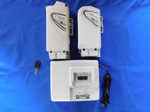 2013 子供乗せ仕様! Panasonic ビビNX BE-ENNX635S2 シルバー 5Ahと3.1Ahのバッテリー2個付! 新品ブレーキワイヤーに交換! OGKリヤチャイルドシート付! 車体＆バッテリー極めて良好! 自590