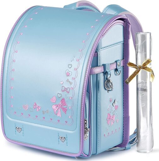 新品】大人気 ランドセル 女の子モデル 超軽量 撥水加工 ライトブルー