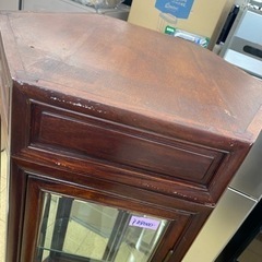 6角形 ガラスショーケース 飾り棚 キャビネット