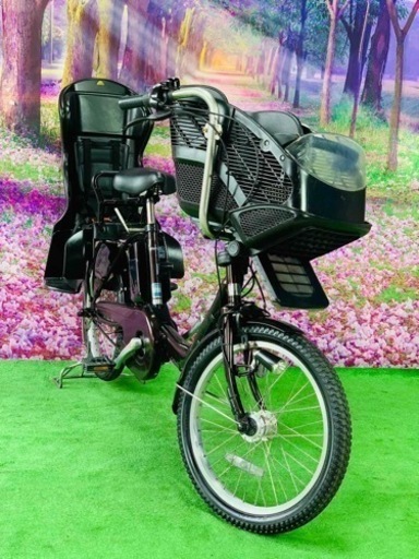 ❹ 5193子供乗せ電動アシスト自転車パナソニック3人乗り対応20インチ