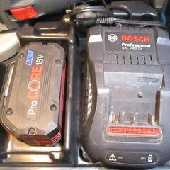 ボッシュ GWX18V-10SC ディスクグラインダ X-LOCK 125ｍｍ バッテリー×1 充電器 18Ｖ 8.0Ａｈ 替刃付 中古品【ハンズクラフト宜野湾店】