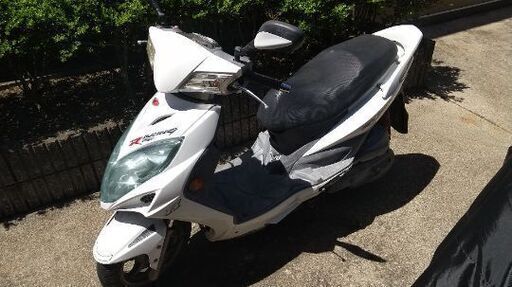 原付125cc キムコレーシングFI 現状販売します。