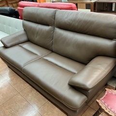 定価約14万円?IDC大塚家具購入 ルーニー 3人掛けソファ 本革