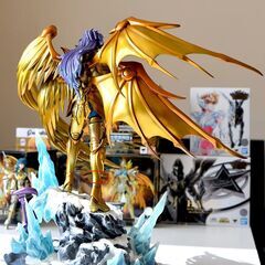 聖闘士星矢 ジェミニサガ(神聖衣)サガ ガレージキット ガレキ スタチュー