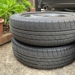中古品4本セット ホンダ純正4.5j-14 スチールホイール&155/65R14 