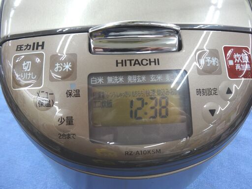 5.5合炊き 圧力IH炊飯器 日立 RZ-A10KSM 2017年製 HITACHI 炊飯ジャー 西岡店