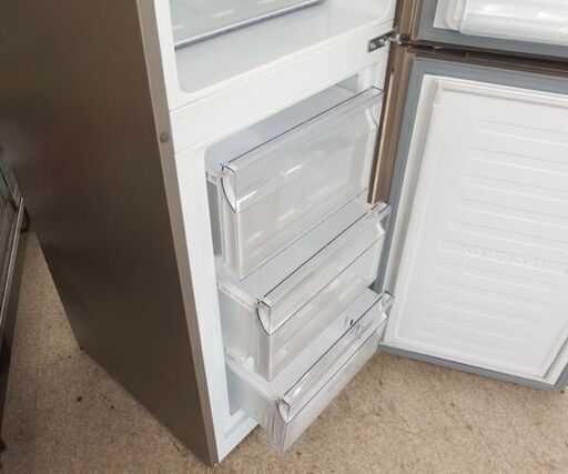 2ドア冷蔵庫 2022年製 218L Haier JR-NF218B ☆ 札幌市 北区 屯田 - 冷蔵庫 