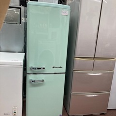 【激安　冷蔵庫】グランドライフ　2020年製　レトロ冷蔵庫