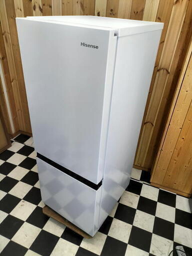 美品　ハイセンス Hisense　2ドア　ノンフロン冷凍冷蔵庫　HR-D15F　162L　2022年製
