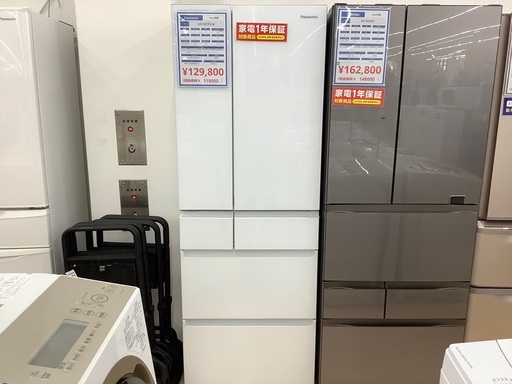 Panasonic 6ドア冷蔵庫です！