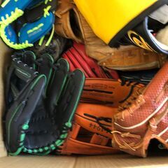 野球用具 一式 まとめてセット グローブ バット ボール 他