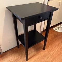 【IKEA】HEMNES /ヘムネス サイドテーブル ブラックブラウン