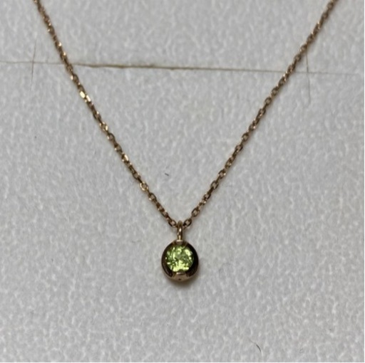 Milluflora 10K ペリドット ネックレス | njerunyaga-advocates.com