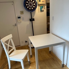 IKEA 椅子(白) 無料でお譲りします