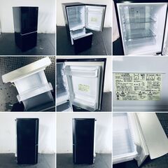 ID:rc11400 シャープ SHARP 冷蔵庫 一人暮らし 中古 2017年製 2ドア 137L ブラック ファン式 両方開き SJ-GD14C-B  【リユース品：状態B】【送料無料】【設置費用無料】 ID:rc11400 シャープ SHARP 冷蔵庫 一人暮らし 中古 2017年製 2ドア