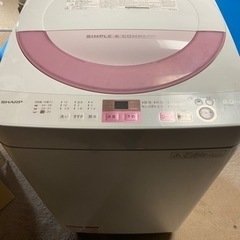 洗濯機　2017年　SHARP