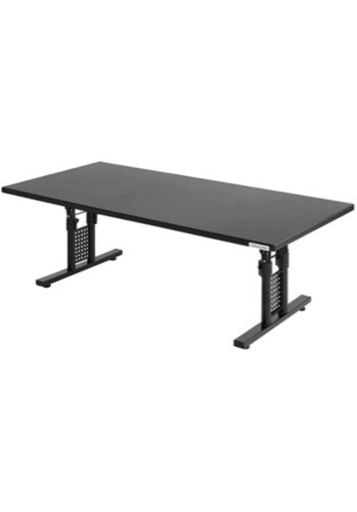 Bauhutte( バウヒュッテ ) ローデスク 昇降式 ゲーミングデスク ロータイプ ( 幅 120 × 奥行 55 高さ 39~49 cm ) ブラック BHD-1200L