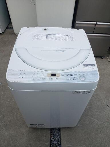 SHARP/シャープ 全自動洗濯機 6kg ES-GE6C-W 2019年製 | ptpnix.co.id