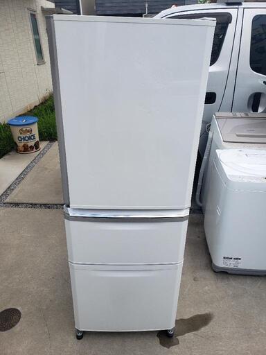 MITSUBISHI 三菱 ミツビシ ノンフロン冷凍冷蔵庫 MR-C34Y-W形 3ドア 335L\n\n2015年製