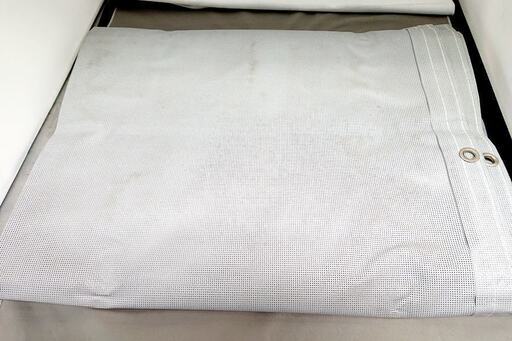 山口)下松市より　未使用品】防炎メッシュシート　1.2×5.4　8枚入　BIZKE05H
