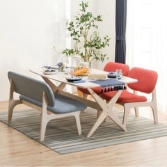 <福岡市引取限定>ニトリ　リビングダイニングテーブル　チェア　セット